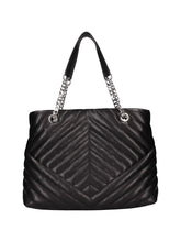 Carica l'immagine nel visualizzatore di Gallery, Armani Exchange Borsa shopper matelassè nera