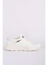 Carica l'immagine nel visualizzatore di Gallery, BLAUER Sneakers uomo bianche in tessuto