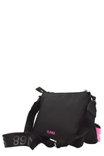 Carica l'immagine nel visualizzatore di Gallery, Sun68 borsa donna crossbody in neoprene nera charm pompon