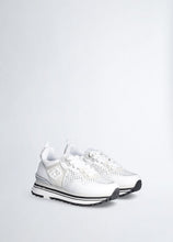 Carica l'immagine nel visualizzatore di Gallery, Liu Jo Sneakers platform bianche con strass FW COLLECTION