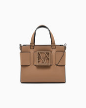 Carica l'immagine nel visualizzatore di Gallery, Armani Exchange Borsa shopping Susy con logo e tracolla rimovibile