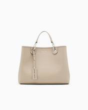 Carica l'immagine nel visualizzatore di Gallery, Emporio Armani Shopper MyEA Bag media stampa cervo beige