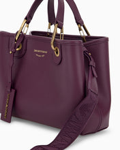 Carica l'immagine nel visualizzatore di Gallery, Emporio Armani Shopper piccola MyEA stampa cervo viola