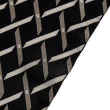 Carica l'immagine nel visualizzatore di Gallery, Armani Exchange foulard in seta logo all-over nera e verde