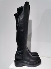Carica l'immagine nel visualizzatore di Gallery, Metisse Stivale Gambale Alto donna in pelle nero