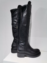 Carica l'immagine nel visualizzatore di Gallery, Metisse Stivale Gambale Alto donna in pelle nero