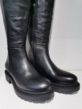 Carica l'immagine nel visualizzatore di Gallery, Metisse Stivale Gambale Alto donna in pelle nero