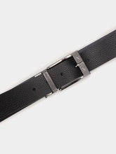Carica l'immagine nel visualizzatore di Gallery, Armani Exchange cintura uomo in pelle reversibile nera e blu