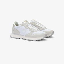 Carica l'immagine nel visualizzatore di Gallery, Sun68 Sneakers donna Ally Gold Silver in suede e nylon bianco