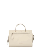 Carica l'immagine nel visualizzatore di Gallery, Armani Exchange borsa beige a mano grande rettangolare con tracolla