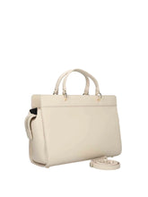 Carica l'immagine nel visualizzatore di Gallery, Armani Exchange borsa beige a mano grande rettangolare con tracolla