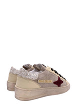 Carica l'immagine nel visualizzatore di Gallery, AMA BRAND sneakers donna beige e grigie effetto vintage in pelle artigianali