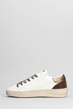 Carica l'immagine nel visualizzatore di Gallery, AMA BRAND sneakers donna bianche in pelle artigianali