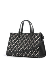 Carica l'immagine nel visualizzatore di Gallery, Armani Exchange borsa media logata nera/verde militare