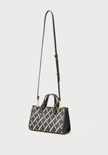 Carica l'immagine nel visualizzatore di Gallery, Armani Exchange borsa piccola logata nera/verde militare