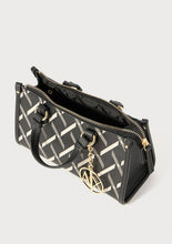 Carica l'immagine nel visualizzatore di Gallery, Armani Exchange borsa piccola logata nera/verde militare