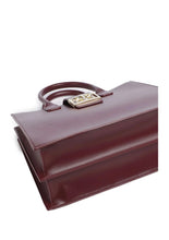 Carica l'immagine nel visualizzatore di Gallery, Armani Exchange borsa a mano trapezio con tracolla bordeaux