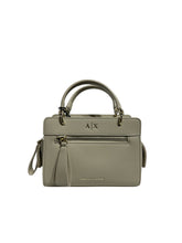 Carica l'immagine nel visualizzatore di Gallery, Armani Exchange borsa beige a mano piccola rettangolare con tracolla