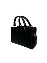 Carica l'immagine nel visualizzatore di Gallery, Armani Exchange borsa nera a mano piccola rettangolare con tracolla