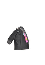 Carica l'immagine nel visualizzatore di Gallery, Sun68 borsa donna bowling in neoprene nero con tracolla e charm