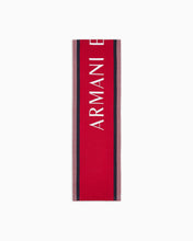 Carica l'immagine nel visualizzatore di Gallery, Armani Exchange Sciarpa uomo rosso con bande a contrasto