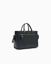 Carica l'immagine nel visualizzatore di Gallery, Armani Exchange borsa nera a mano grande rettangolare con tracolla