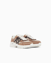 Carica l'immagine nel visualizzatore di Gallery, Armani Exchange Sneakers Speed Zebra in mesh e microsuede con logo