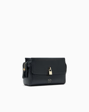 Carica l'immagine nel visualizzatore di Gallery, Armani Exchange Borsa a tracolla con patta e chiusura in metallo