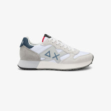 Carica l'immagine nel visualizzatore di Gallery, Sun68 Sneakers Uomo Jaki 2.0 Solid in nylon e suede bianco
