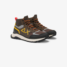 Carica l'immagine nel visualizzatore di Gallery, Sun68 Sneakers Uomo Fire & Camping sporty mid marroni