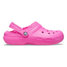 Carica l'immagine nel visualizzatore di Gallery, CROCS classic line blog sabot donna fucsia con pelliccetta FW COLLECTION