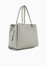 Carica l'immagine nel visualizzatore di Gallery, Emporio Armani Shopper effetto palmellato con charm aquila