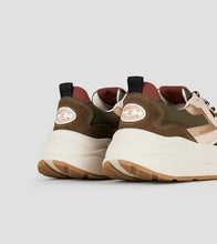 Carica l'immagine nel visualizzatore di Gallery, Alexander Smith Horizon Donna in suede e ripstop verdi e logo laterale rosa