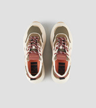 Carica l'immagine nel visualizzatore di Gallery, Alexander Smith Horizon Donna in suede e ripstop verdi e logo laterale rosa