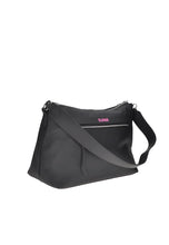 Carica l'immagine nel visualizzatore di Gallery, Sun68 borsa donna bowling in neoprene nero con tracolla e charm