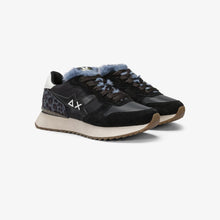 Carica l'immagine nel visualizzatore di Gallery, Sun68 Sneakers donna Stargirl Animalier pelliccetta in nylon e suede