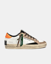 Carica l'immagine nel visualizzatore di Gallery, CRIME LONDON sneakers uomo sk8 deluxe burnt camo bianche/beige