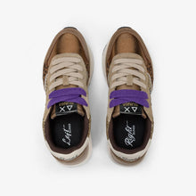 Carica l'immagine nel visualizzatore di Gallery, Sun68 Sneakers donna Big Ally Glitter in similpelle e suede animalier glitter