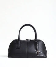 Carica l'immagine nel visualizzatore di Gallery, Armani Exchange borsetta bauletto nera a mano con tracolla