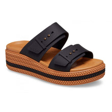 Carica l'immagine nel visualizzatore di Gallery, CROCS Brooklyn Woven Buckle W nere