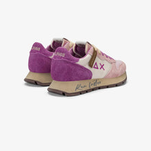 Carica l'immagine nel visualizzatore di Gallery, Sun68 Sneakers donna Ally Vintage in nylon e suede rosa scuro