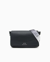 Carica l'immagine nel visualizzatore di Gallery, Armani Exchange borsa nera piccola con tracolla logata