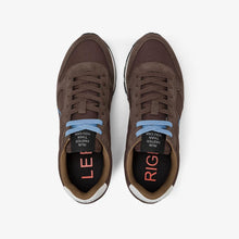 Carica l'immagine nel visualizzatore di Gallery, Sun68 Sneakers Uomo Tom solid marrone logo celeste