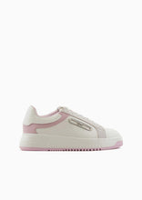 Carica l'immagine nel visualizzatore di Gallery, Emporio Armani Sneakers in pelle con placca aquila