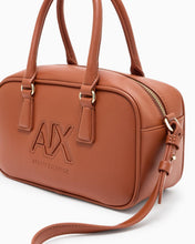 Carica l'immagine nel visualizzatore di Gallery, Armani Exchange borsa piccola bauletto color cuoio