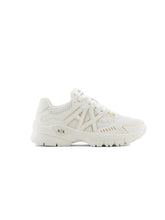 Carica l'immagine nel visualizzatore di Gallery, Armani Exchange Sneakers donna leggere bianche e oro