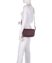 Carica l'immagine nel visualizzatore di Gallery, Armani Exchange borsa bordeaux piccola con tracolla logata