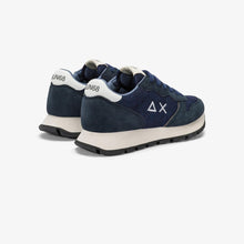 Carica l'immagine nel visualizzatore di Gallery, Sun68 Sneakers donna Ally Glitter in mesh e suede navy blue