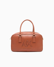 Carica l'immagine nel visualizzatore di Gallery, Armani Exchange borsa media bauletto color cuoio