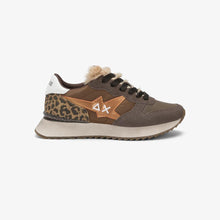 Carica l'immagine nel visualizzatore di Gallery, Sun68 Sneakers donna Stargirl Animalier pelliccetta in nylon e suede